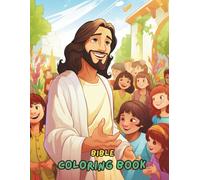 Bible Coloring Book for Kids & Adults: 100+ Inspiring Bible Verses and Scenes to Color | Christian Activity Book for Stress Relief, Faith Building & Mindfulness