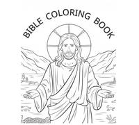 Bible Coloring Book for Kids: Engaging Bible Stories, Easy-to-Color Pages, Faith-Based Activities, Ideal for Ages 4-10,