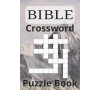 Bible Crossword Puzzle Book: 50+ Easy to Read Puzzles for Fun and Relaxation (6x9 Book)