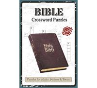 Bible Crossword Puzzles: Crossword Puzzles with Easy to Read and Print about Bible Stories, Characters, Verses, and More | 6x9 inches, 120 pages | 60 ... … Gift for Vacations, Holidays and Relaxation