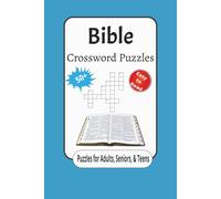 Bible Crossword Puzzles: Crossword Puzzles with Easy to Read Print about Bible, Christian, Faith and More | 6x9 inches, 120 pages | 50+ Puzzles ... ... Growth, Bible Lovers and Faith Builders