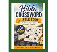 Bible Crossword Puzzles: Crossword Puzzles with Easy to Read Print about Bible, Scripture, Gospel, learning and more | 8 1/2x11 inches, 120 pages | ... gift for Vacations, Holidays and Relaxation