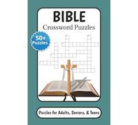 Bible Crossword Puzzles: Crossword Puzzles with Easy to Read Print about The Bible, Scripture, Faith, & More | 6 x 9 inches, 120 pages | 50+ Puzzles...Gift for Vacations, Holidays, and Relaxation