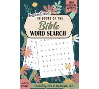 Bible Crossword Puzzles For Adults & Seniors, 66 Books of the Bible Word Search Large Print