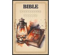 Bible Cryptograms Puzzles: Cryptogram Puzzles with Easy to Read and Print about the Bible, New International Version, Scripture, Faith | 6x9 inches, ... Lovers, Christians, and Puzzle Enthusiasts