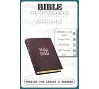 Bible Cryptograms Puzzles: Cryptogram Puzzles with Easy to Read and Print Bible Verses from the King James Version | 6x9 inches, 130+ pages | 100 ... Faith-Filled Moments, and Spiritual Escapes
