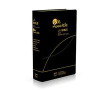 Bible d´étude Vie nouvelle, Segond 21, noire couverture souple, fibrocuir,tranches or, avec boitier