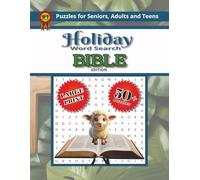 Bible Holiday Word Search Puzzle Book Large Print: Word Search with Easy-to-Read Print about The Bible, Beliefs, Seasons Greetings, and More | 110 ... Stocking Stuffers, Vacations and Free Time
