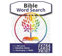 Bible Large Print Word Search Puzzle for Adults: Christian Word Search Puzzles Featuring Scripture, Parables, Bible Names, Places, and Faith-Based Themes from the Old and New Testaments
