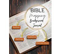 Bible Mapping Background Journal: Books of the Bible Background Information