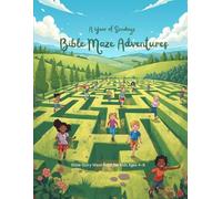 Bible Maze Book for Kids: Fun Christian Mazes with Bible Verses for Ages 4-8 | Sunday School Activity Book