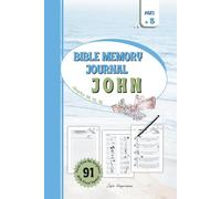 Bible memory journal John: Chapter 14, 15, 16 - A Visual and Practical Way to Memorize Scripture for All Ages