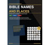 Bible Names and Places: 100 Bible Names and Places Word Search Puzzles