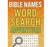 Bible Names Word Search: A Fun Puzzle Journey Through Scripture Names