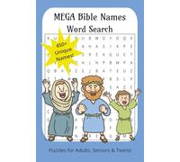 Bible Names Word Search Puzzle Book: Word Searches with Easy to Read Biblical Names
