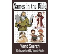 Bible Names Word Search Puzzle Book: Word searches with easy-to-read print, listing popular and unique names of characters in the Bible | 6x9 inches, ... gift for holidays, faith-based events etc,.