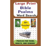 Bible Psalms Word Search Book: Easy to Read Word Search Puzzle Book about the Words of the Psalms in the Bible | LARGE PRINT, 6x9 inches, 110 pages, 50+ Puzzles... Gift for Psalm Lovers