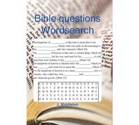 Bible questions Wordsearch: Young children and adults wordsearch A5 book
