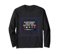 Bible Recap 365 Days Pixel Achievement Retro Faith Maglia a Manica