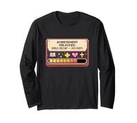 Bible Recap 365 Days Pixel Faith Level Up Gamer Maglia a Manica