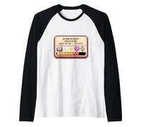 Bible Recap 365 Days Pixel Faith Level Up Gamer Maglia con Maniche Raglan
