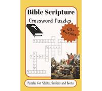 Bible Scripture Crossword: Crossword Puzzles with Easy-to-Read Print about Bible Scripture, Bible History, Bible Verse and More | 6×9 inches, 136 ... Gift for Vacations, Holidays and Relaxation