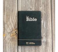 Bible Segond 21 compacte : couverture souple cuir anthracite, avec tranches dorées