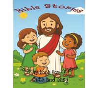 Bible Stories: coloring book for children cute and easy