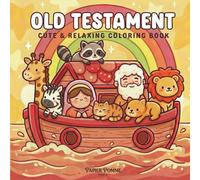 Bible stories : Cozy Coloring book: Bold & Easy Simple Designs for Adults and Kids, Large Print Stress Relieving Pages for Relaxation