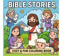 Bible Stories: Cozy & Fun Coloring Book