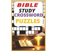 Bible Study Crossword Puzzles: God’s word through large print christian & religious crossword puzzles For adults And seniors , 110 pages , 6X9 inches, Christian Gifts for men and women