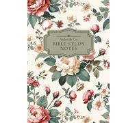 BIBLE STUDY GUIDE NOTES: Bible Study Guide Notebook for Church Notes, Scripture Reflection, Prayer & Daily Devotions, Bible Study Supplies for Women (6x9, Cream Paper)