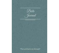 Bible Study Notebook - 6" x 9" Hardcover: A Christian Notebook for Bible Study and Scripture Journaling with a different KJV Bible Verse on each page ... comfort and guidance for your daily walk.