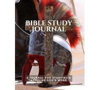 Bible Study Notebook/Journal - Church Notes, Faith Notebook, Full Armor of God Design