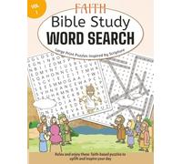 Bible Study Word Search: Large Print 8.5"x11" Puzzle Book | 100 pages of Inspirational Puzzles Featuring Scriptures, Stories & Bible Themes | Relaxing Christian Activity for Adults & Seniors