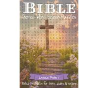 Bible Themed Word Search Puzzles: Word Find Puzzles about | 6 in x 9 in size, 115 pages | Great for