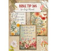 Bible Tip Ins: Cut Outs for Note Taking; Beginner Friendly Journaling; Bible Verse Ephemera; Vintage Floral