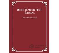 Bible Transcription Journal - New Testament Volume 1: Traditional Catholic Bible based on Douay-Rheims Version