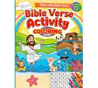 Bible Verse Activity Coloring Book: Filled with Faith and Fun