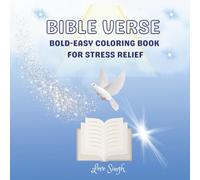 Bible Verse: Bold Easy Coloring Book for Stress Relief