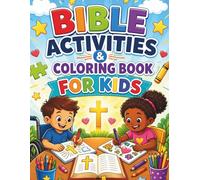Bible Verse Coloring and Activity Book for Kids: Christian Coloring Pages, Word Searches, Mazes & Scripture Activities for Ages 8-13