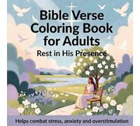 Bible Verse Coloring Book for Adults: Rest in His Presence: A Catholic Christian Coloring Book for Stress Relief and Anxiety, Featuring Peaceful ... to Help You Relax, Pray, and Find Inner Calm