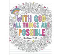 Bible Verse Coloring Book for Girls, Teens, and Christian Women: 50 Inspirational Scripture Quotes and Faith-Based Designs to Color and Relax (Vol. 1)