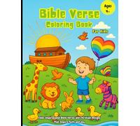 Bible Verse Coloring Book for Kids: Over 30 Inspirational Bible Verses and Cute Christian Designs to Build Faith, Creativity, and Joy for Kids Ages 4-8