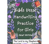 Bible Verse Handwriting Practice for Girls: Improve Print Penmanship and Memorize Scripture