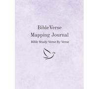 Bible Verse Mapping Journal: Bible Study Verse By Verse