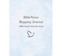 Bible Verse Mapping Journal: Bible Study Verse By Verse