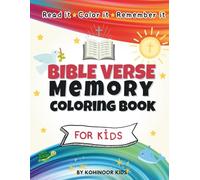 Bible Verse Memory Coloring Book for Kids: A Fun and Easy Christian Coloring Book with NIV Memory Verses for Kids