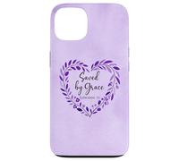 Bible Verse Saved By Grace Through Faith Scripture God Quote Custodia per iPhone 13