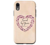 Bible Verse Saved By Grace Through Faith Scripture God Quote Custodia per iPhone XR